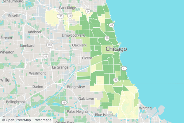 How many homes sit within a short walk of a library or field house?