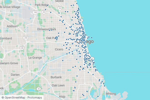 Where are Chicago’s designated landmark buildings — and who built them?