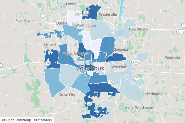 Which neighborhoods does the city propose to rezone — and to what?