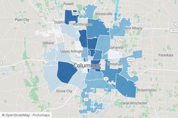 How much land is locked to single-family only?